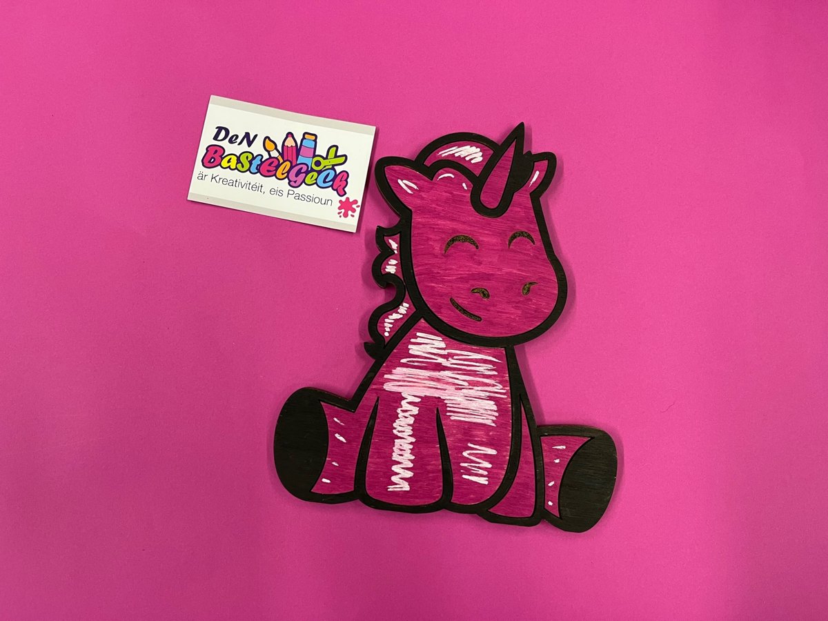 Houten Puzzel - Eenhoorn